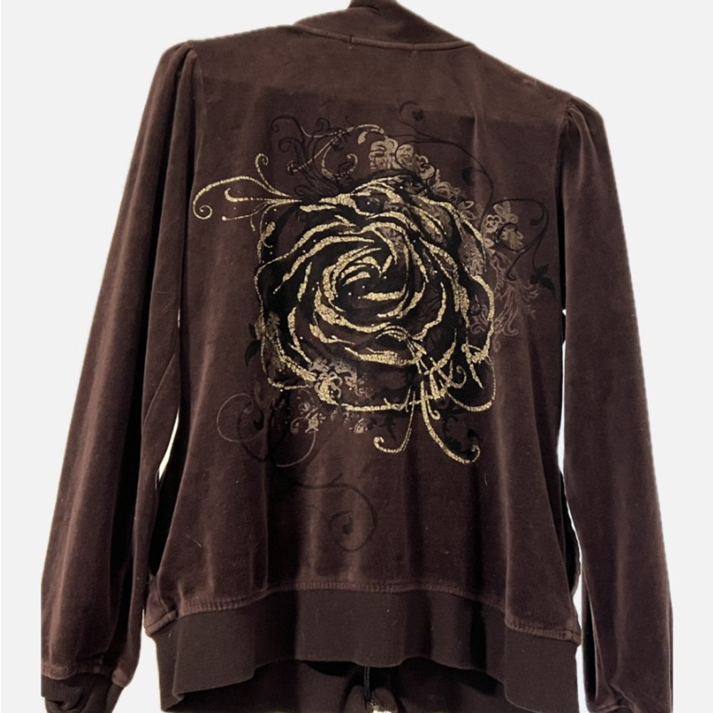 French Laundry Chocolate Velvet Jacket
